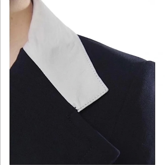 Helmut lang performa fitted leather trim blazer Sz S/P - Picture 3 of 11